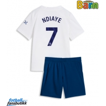 Manchester City Iliman Ndiaye #7 Tredjedraktsett Barn 2026-27 Kortermet (+ Korte bukser)
